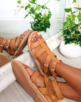 Strappy Flat Sandals