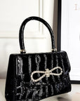 Fold Over Bag with Embellished Detail