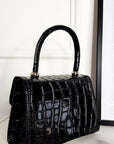 Fold Over Bag with Embellished Detail