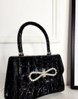Fold Over Bag with Embellished Detail