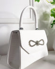 Fold Over Bag with Embellished Detail
