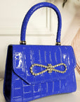 Fold Over Bag with Embellished Detail