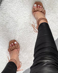 Strappy Mule Heels