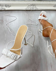 Strappy Mule Heels