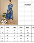 Bagru hand block printed cotton one piece, summer outfit bridesmaid printed single kurti tunic, indian flared kurta top Pakistani kameez partywear midi dress for girls - Toi ‘n’ Moi Ltd