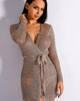 Rose Gold Sweater Dress - Toi ‘n’ Moi Ltd