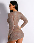 Rose Gold Sweater Dress - Toi ‘n’ Moi Ltd