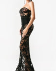 Black Lace Evening Gown - Toi ‘n’ Moi Ltd