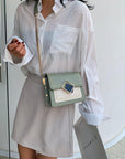 Special Lock Design Travel Handbags