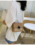 Special Lock Design Travel Handbags