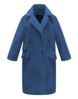 Nouvelle arrivée manteau long et chaud en peluche d'hiver