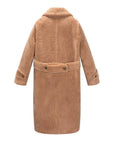 Nouvelle arrivée manteau long et chaud en peluche d'hiver