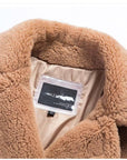 Nouvelle arrivée manteau long et chaud en peluche d'hiver