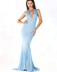Light Blue Evening Gown