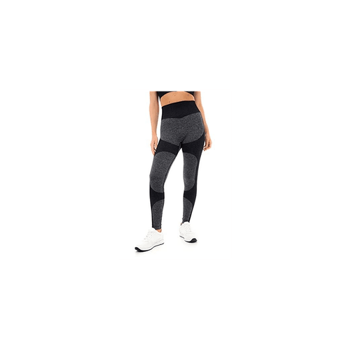 MARL WITH RIB SEAMLESS LEGGINGS BLK M - Toi ‘n’ Moi Ltd