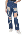 MULTI RIP MOM JEAN DARK WASH 18 - Toi ‘n’ Moi Ltd