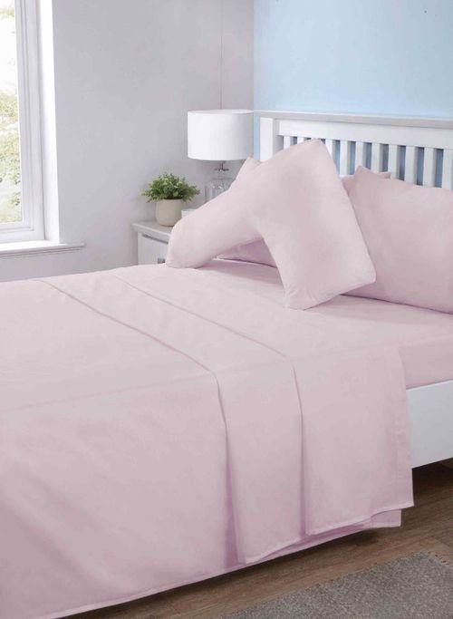 Opus Plain Dyed Fitted Sheets-Single-Pastel Pink - Toi ‘n’ Moi Ltd