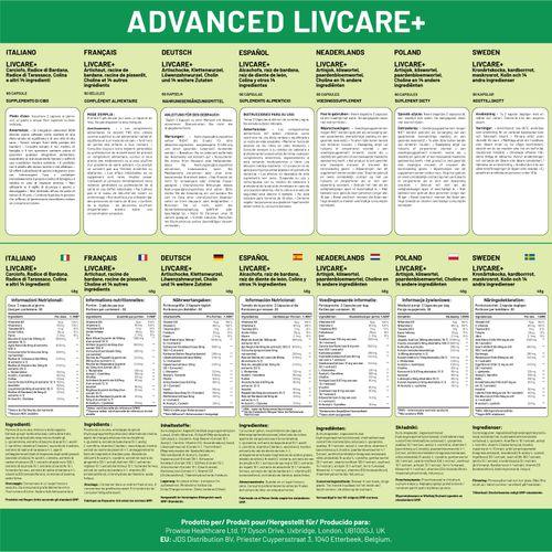 Prowise Advanced Livcare+ 60 Capsules Liver Cleanse Detox and Repair for men and women - Toi ‘n’ Moi Ltd