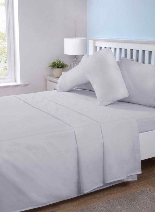 Opus Plain Dyed Fitted Sheets-Double-Grey - Toi ‘n’ Moi Ltd