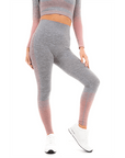 GRADIENT STRIPE SEAMLESS LEGGINGS GREY - XL - Toi ‘n’ Moi Ltd