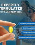 Prowise Vegan Omega-3 DHA from Algae Oil | 60 Softgels with Vitamin E - Toi ‘n’ Moi Ltd