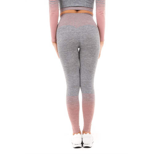 GRADIENT STRIPE SEAMLESS LEGGINGS GREY - XL - Toi ‘n’ Moi Ltd