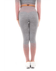 GRADIENT STRIPE SEAMLESS LEGGINGS GREY - XL - Toi ‘n’ Moi Ltd