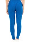 SOLID HONEYCOMB SEAMLESS LEGGINGS XL COBALT BLUE - Toi ‘n’ Moi Ltd