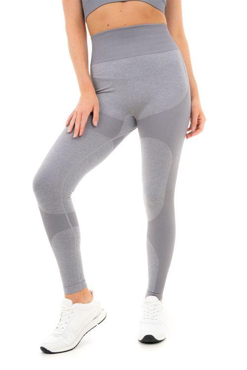 MARL WITH RIB SEAMLESS LEGGINGS L GREY MARL - Toi ‘n’ Moi Ltd
