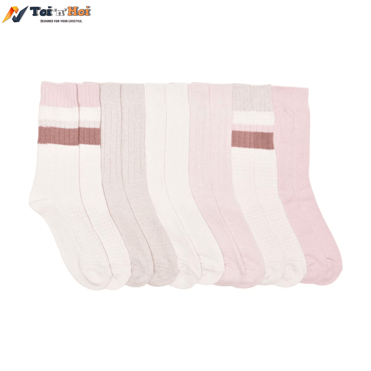 Lucky Cozy Boot Sock, 6 Pack - Toi ‘n’ Moi Ltd