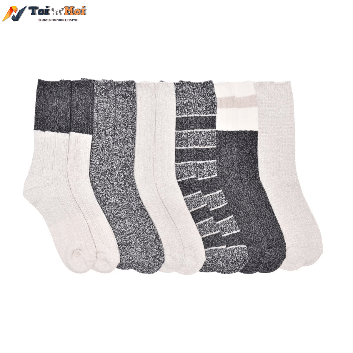 Lucky Cozy Boot Sock, 6 Pack - Toi ‘n’ Moi Ltd