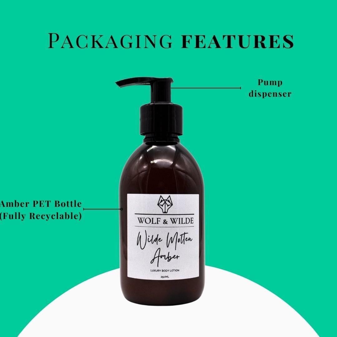 Wilde Molten Amber Luxury Body Lotion 250ML - Toi ‘n’ Moi Ltd