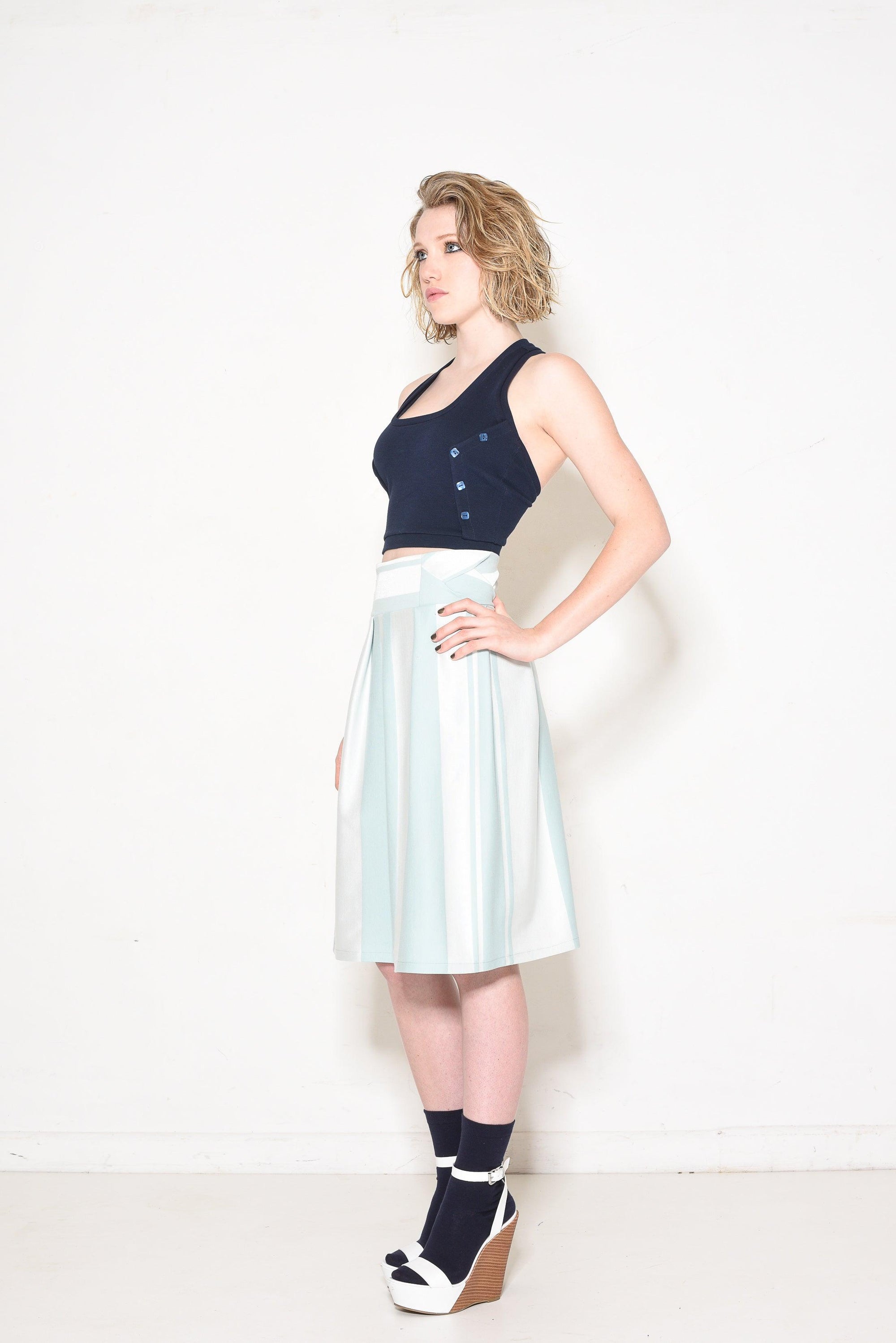 Striped Skirt - Toi ‘n’ Moi Ltd