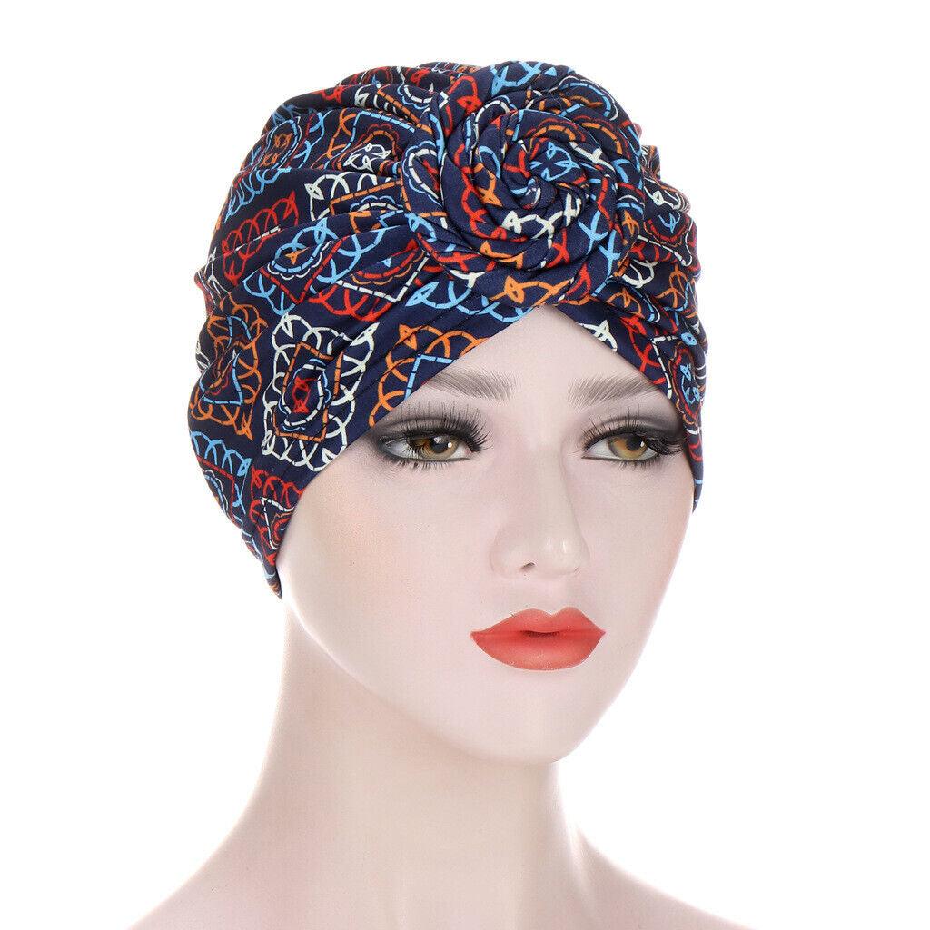 Stretch Turban Hats for Women - African Knot Headwraps Soft Pre Tied Bonnet Hair - Toi ‘n’ Moi Ltd