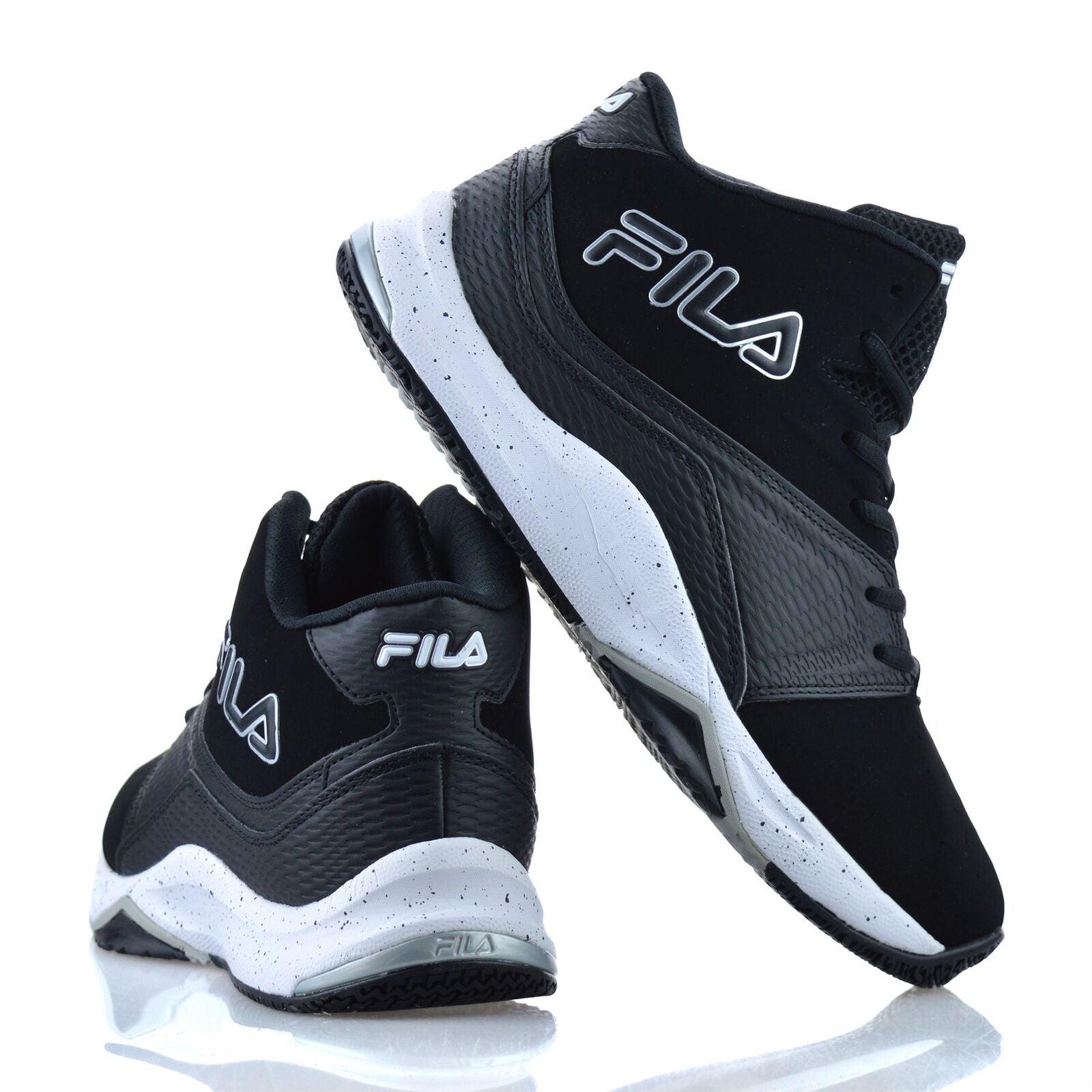 Mens Fila High Top Casual Walking Ankle Boots Basketball Gym Trainers Shoes Size - Toi ‘n’ Moi Ltd