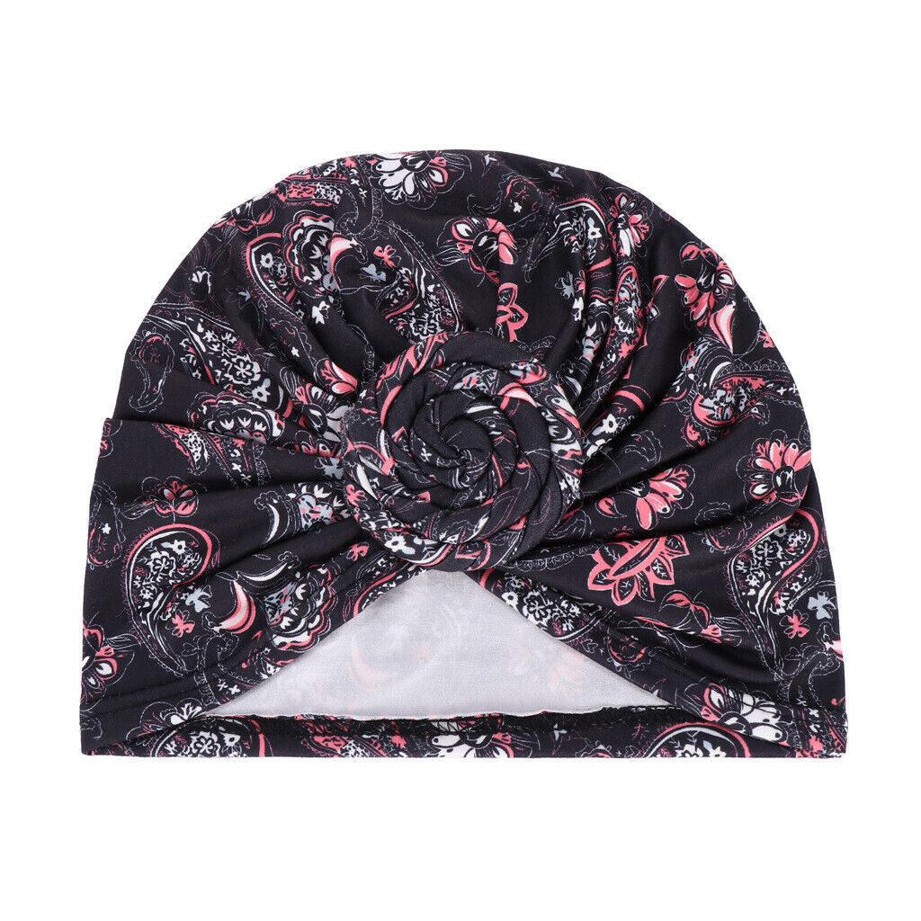 Stretch Turban Hats for Women - African Knot Headwraps Soft Pre Tied Bonnet Hair - Toi ‘n’ Moi Ltd