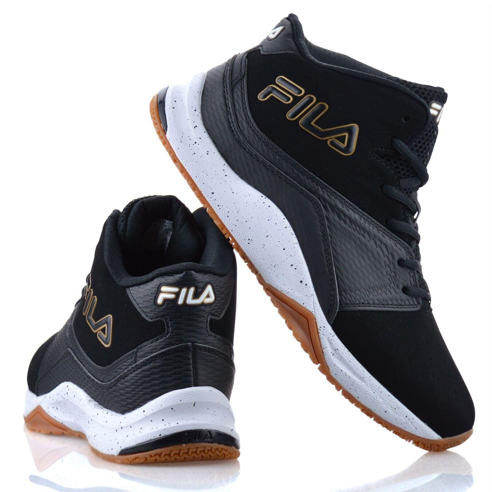 Mens Fila High Top Casual Walking Ankle Boots Basketball Gym Trainers Shoes Size - Toi ‘n’ Moi Ltd