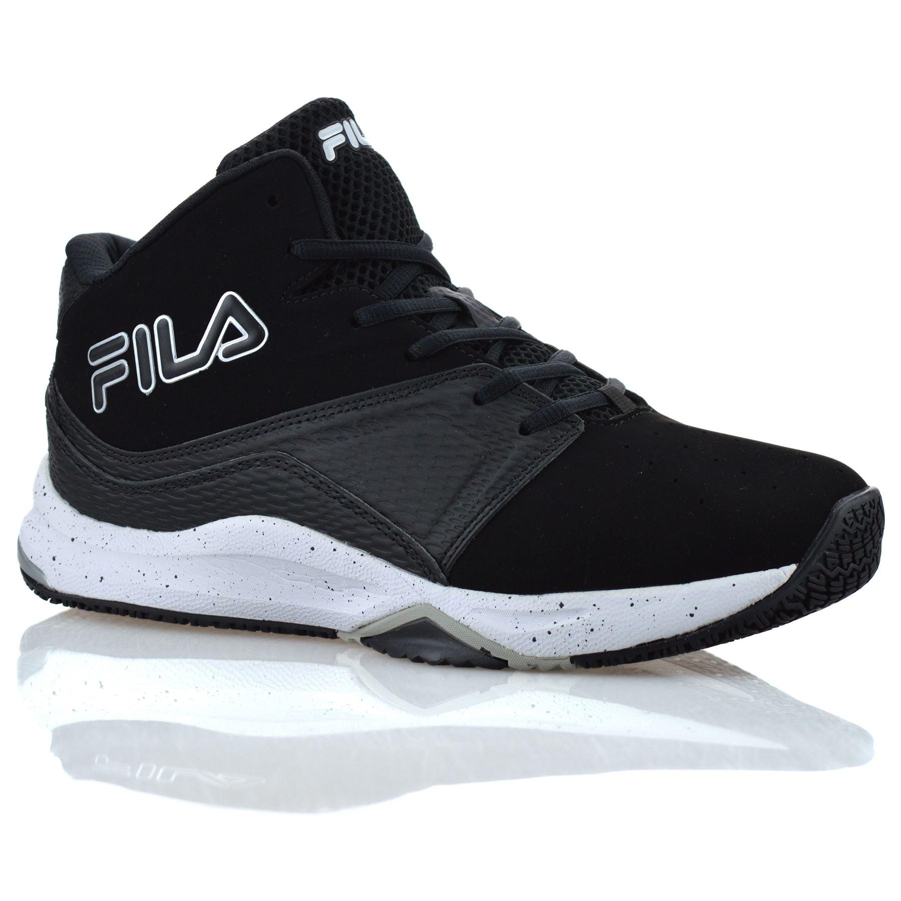 Mens Fila High Top Casual Walking Ankle Boots Basketball Gym Trainers Shoes Size - Toi ‘n’ Moi Ltd