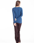 C' Logo Long Sleeve Top Petrol - Toi ‘n’ Moi Ltd