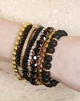 Multicolor Bead Bracelet Set