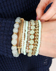 Multicolor Bead Bracelet Set