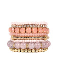 Multicolor Bead Bracelet Set