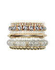 Multicolor Bead Bracelet Set