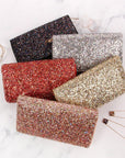 Hdg1883 - Glitter Zipper Wallet