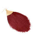 Oversized Tassel Drop Earrings