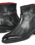 Paul Parkman Men's Gray Patina Jodhpur Boots (955GRY57)