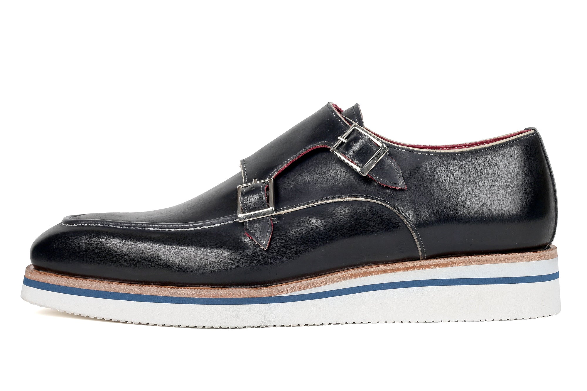 Paul Parkman Beige &amp; Brown Plaid Canvas Derby Shoes (ID