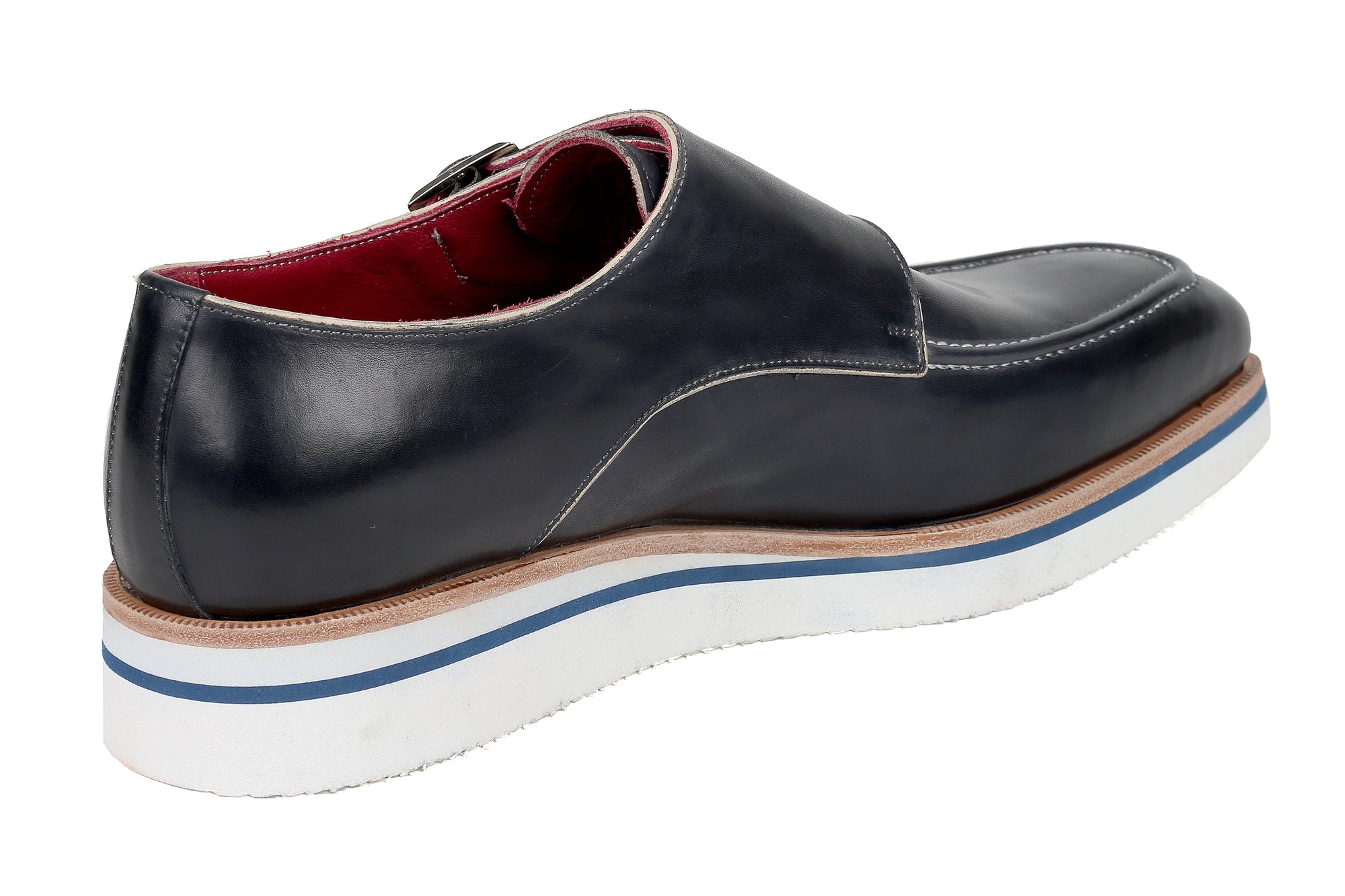 Paul Parkman Beige &amp; Brown Plaid Canvas Derby Shoes (ID