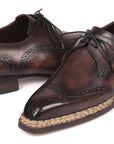 Paul Parkman Norwegian Welted Wingtip Derby Shoes Bronze (ID