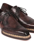 Paul Parkman Norwegian Welted Wingtip Derby Shoes Bronze (ID